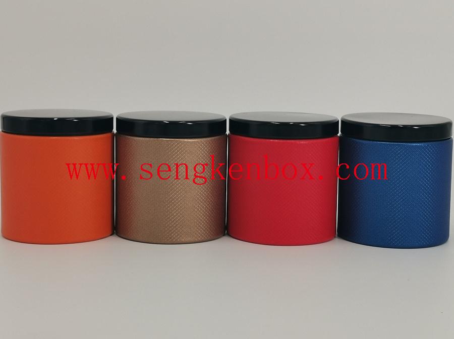 Paper Cardboard Cans with Metal Lid