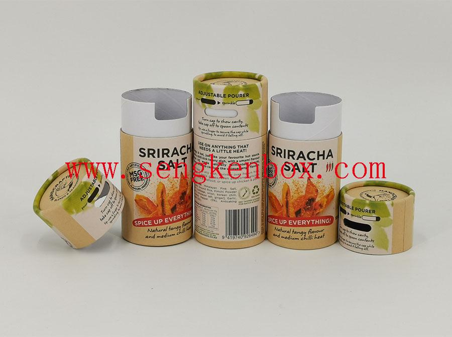 Round Snacks Packaging Box