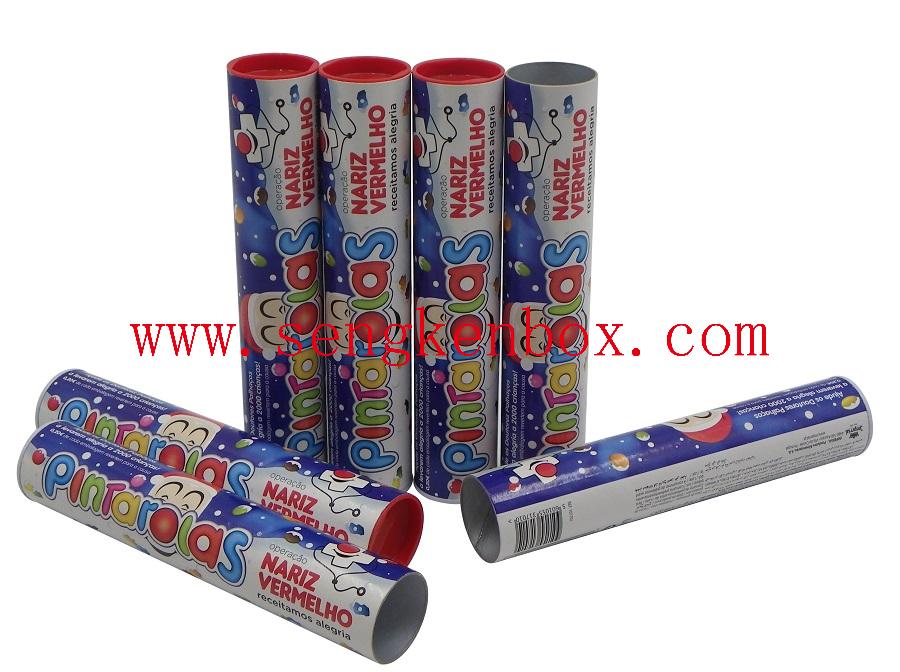 Paper Cans with Plastic Lids