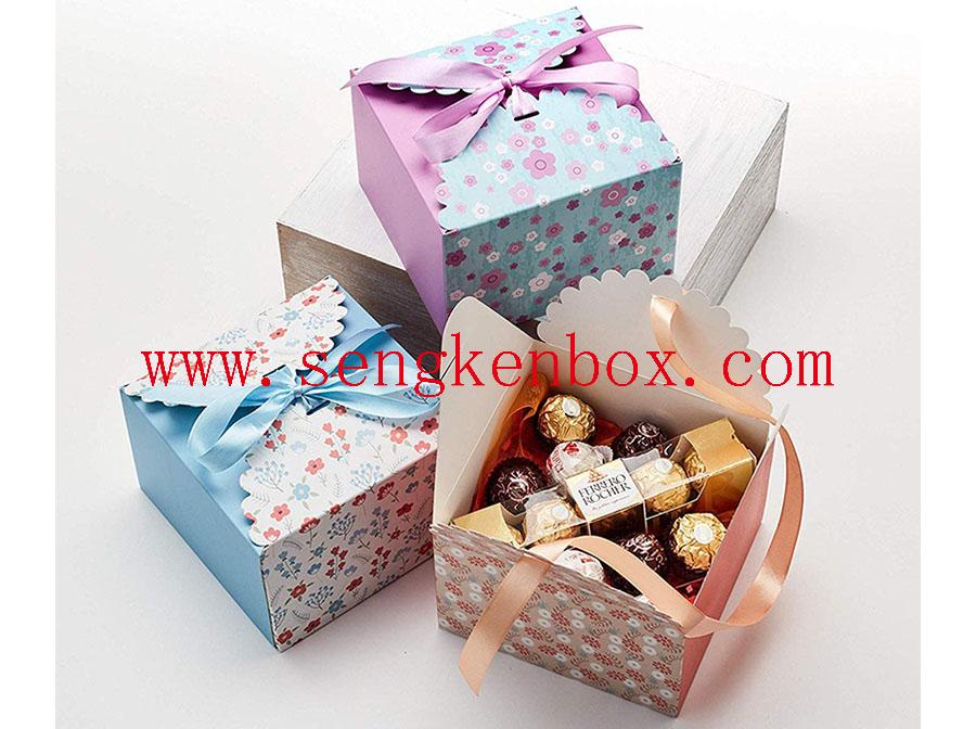 Color Snack Paper Case With Foldable