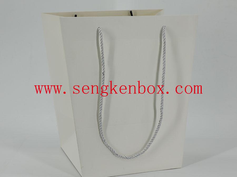 Custom Silver Kraft Paper Bag
