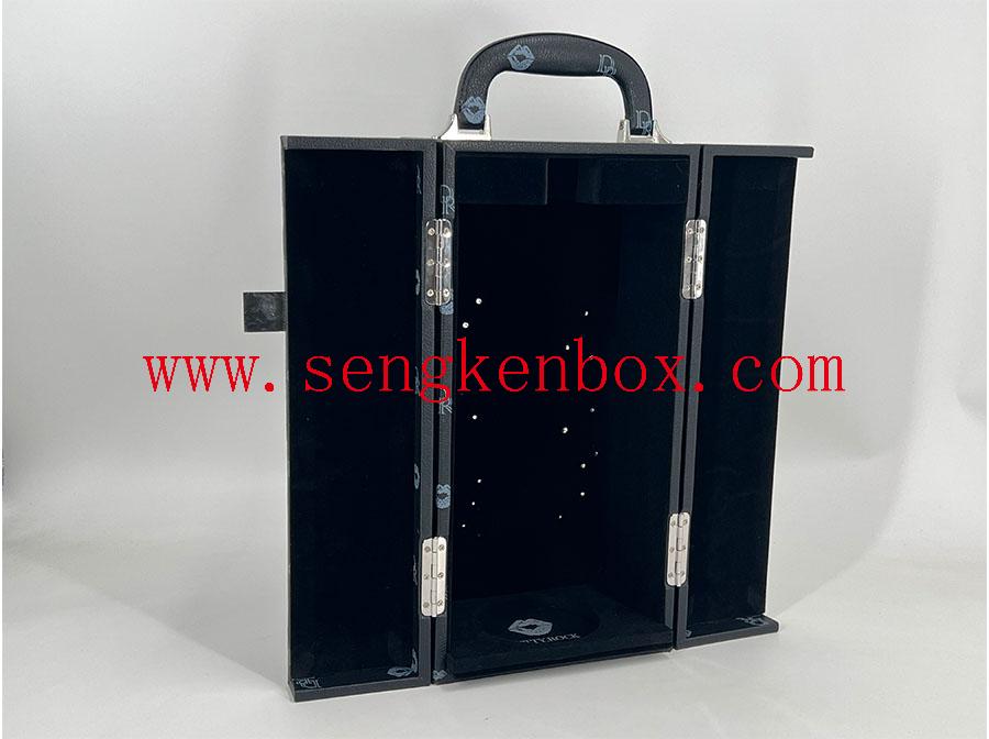 Leather Wine Box with Handle