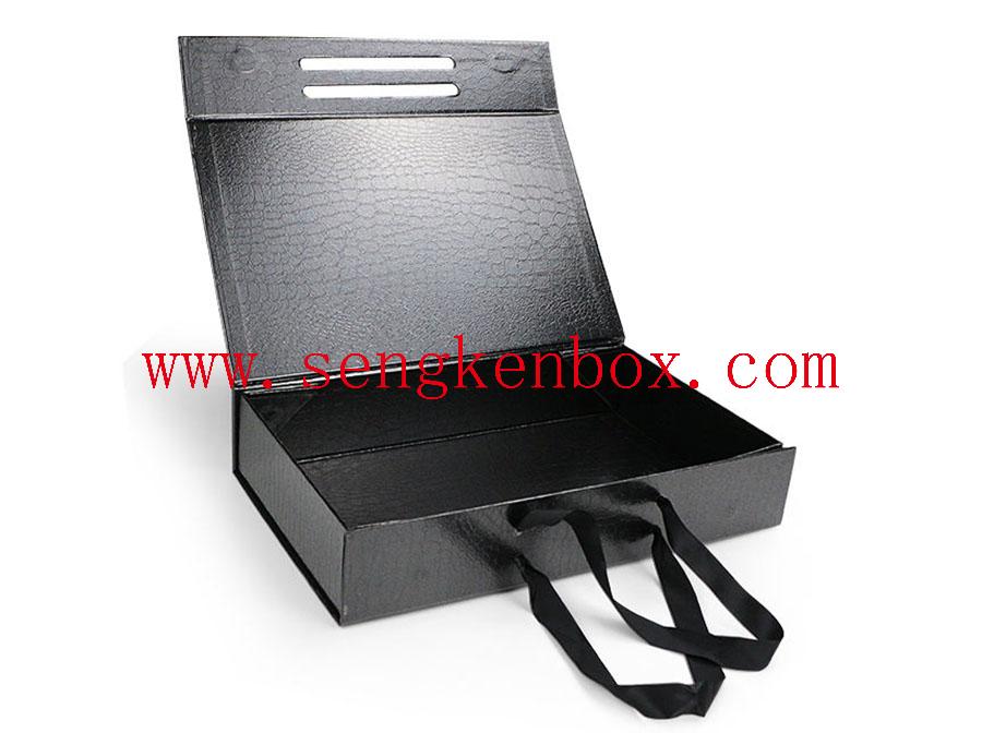 Paper Gift Box With Changeable Ribbon
