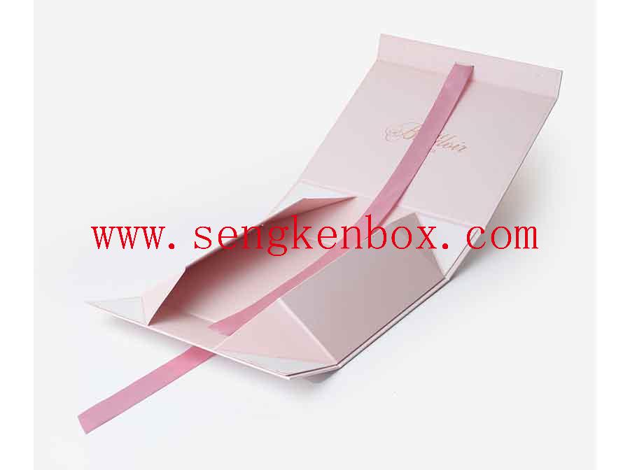 Custom Pink Paper Gift Box