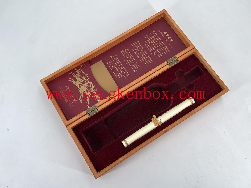 Leather Box with Kraft Paper Handbag