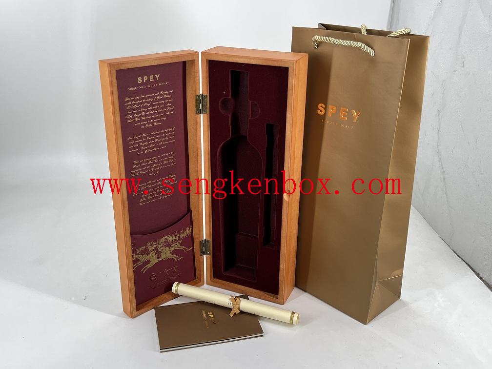 Leather Box with Custom Printed Logo