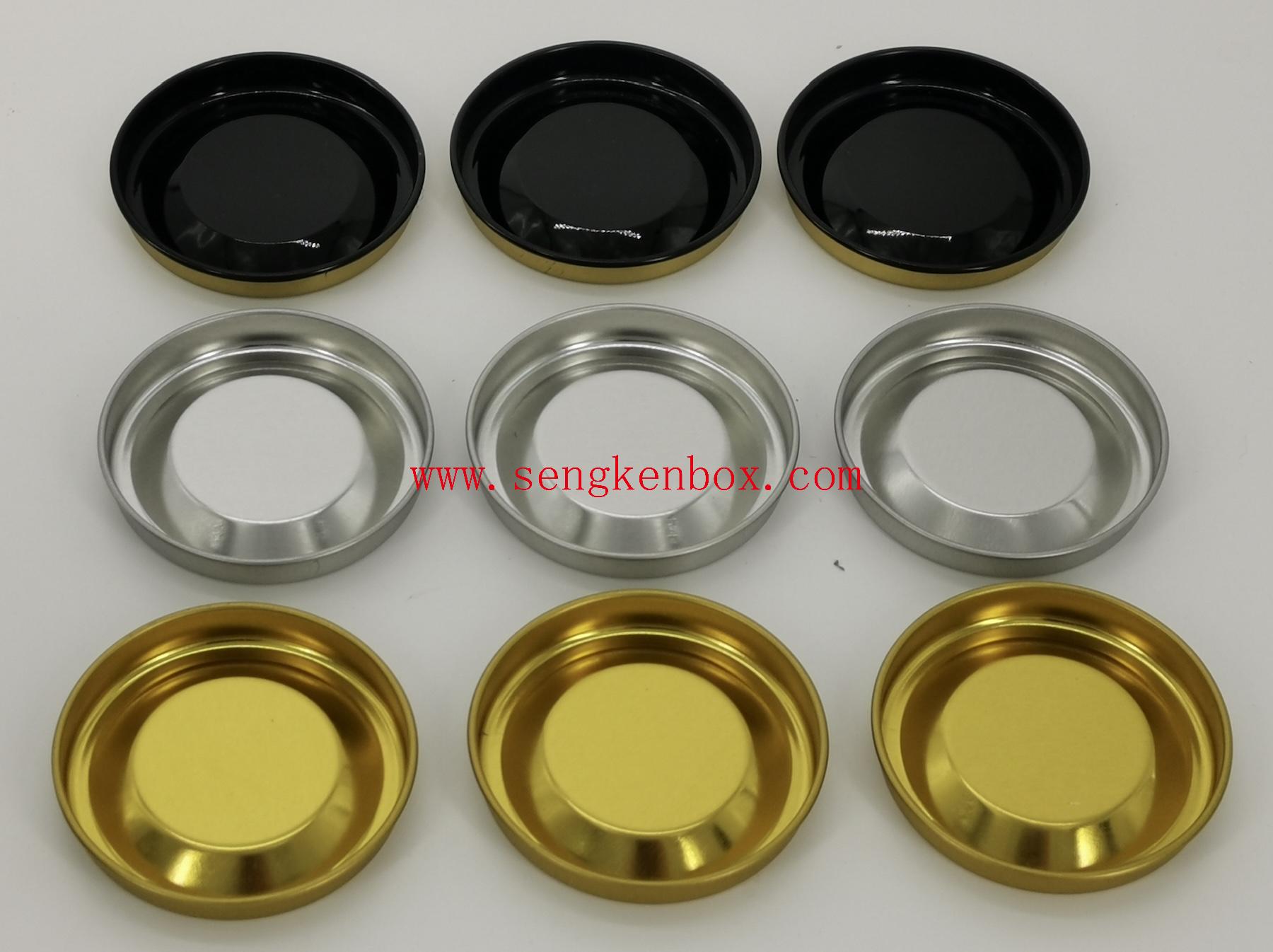 Round Tin Metal Ends