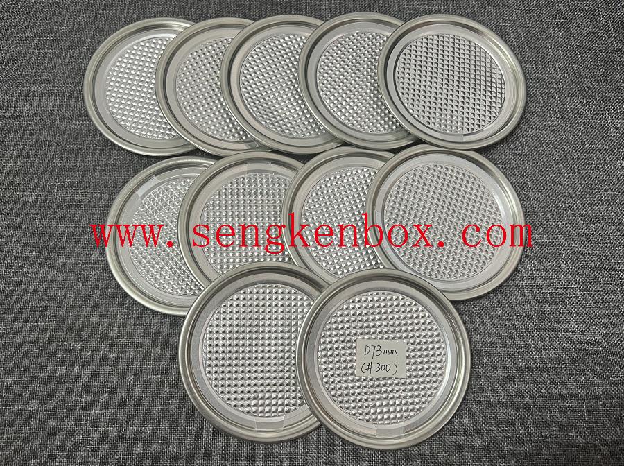 300 Aluminum Foil Easy Peel Off Lids