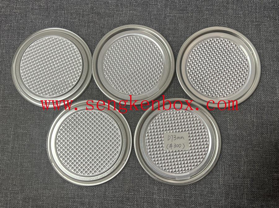 73mm Aluminum Membrane Easy Peel Off Lids
