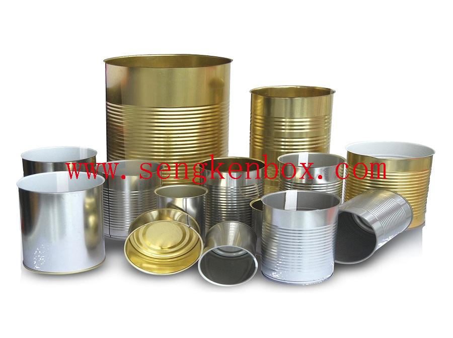 Tin cans for cookies