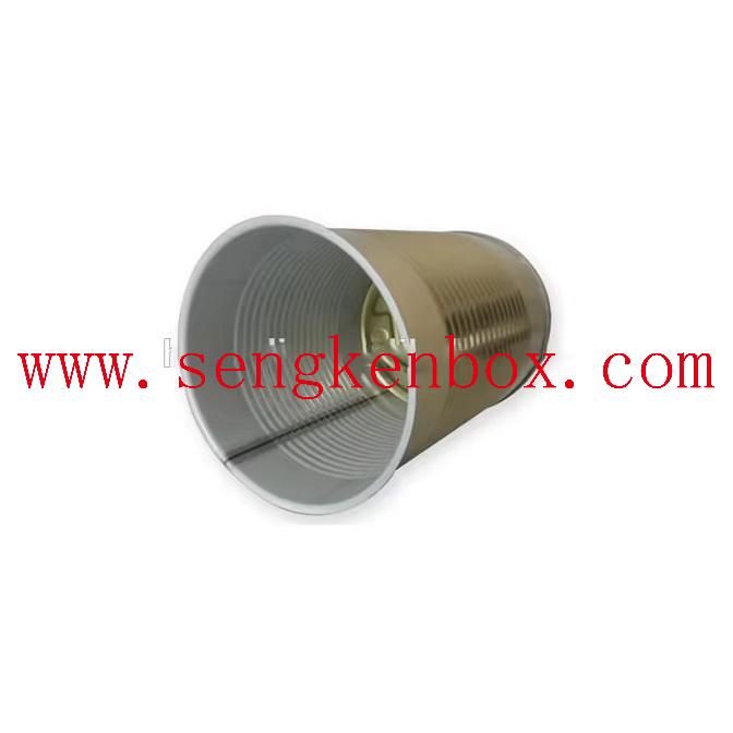 Tin can with lid
