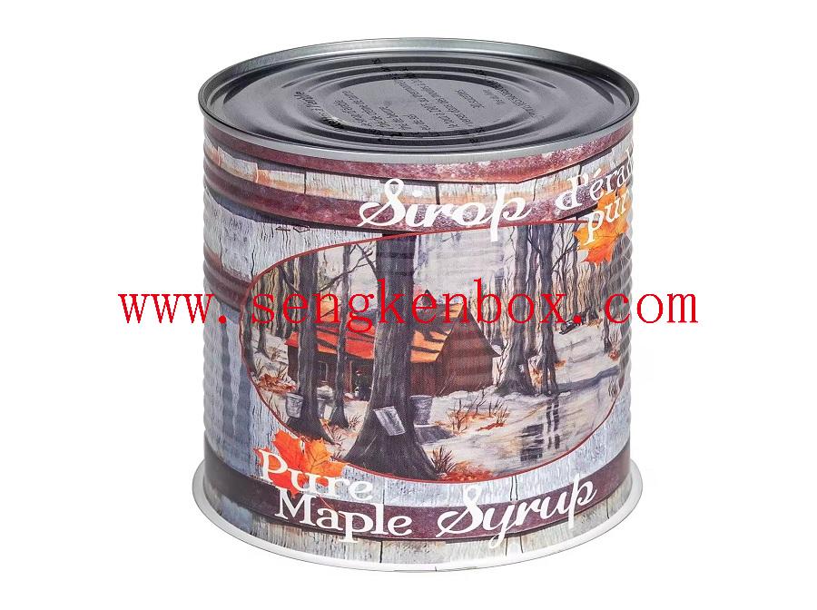 Metal aluminum tin can