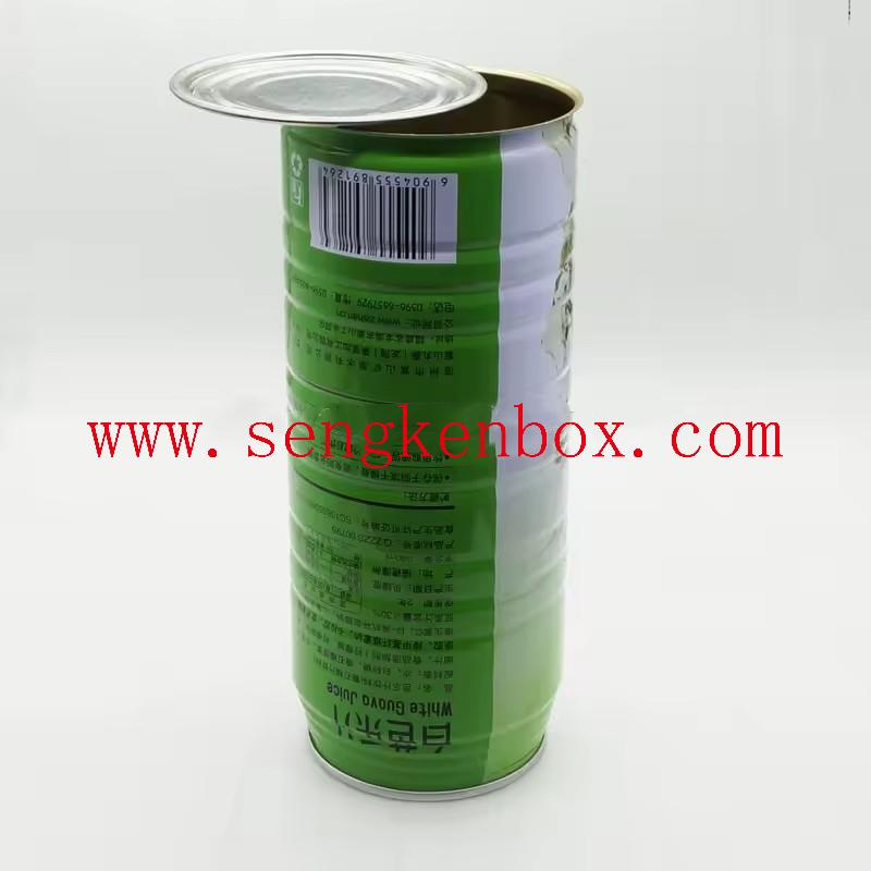 Empty metal tin can