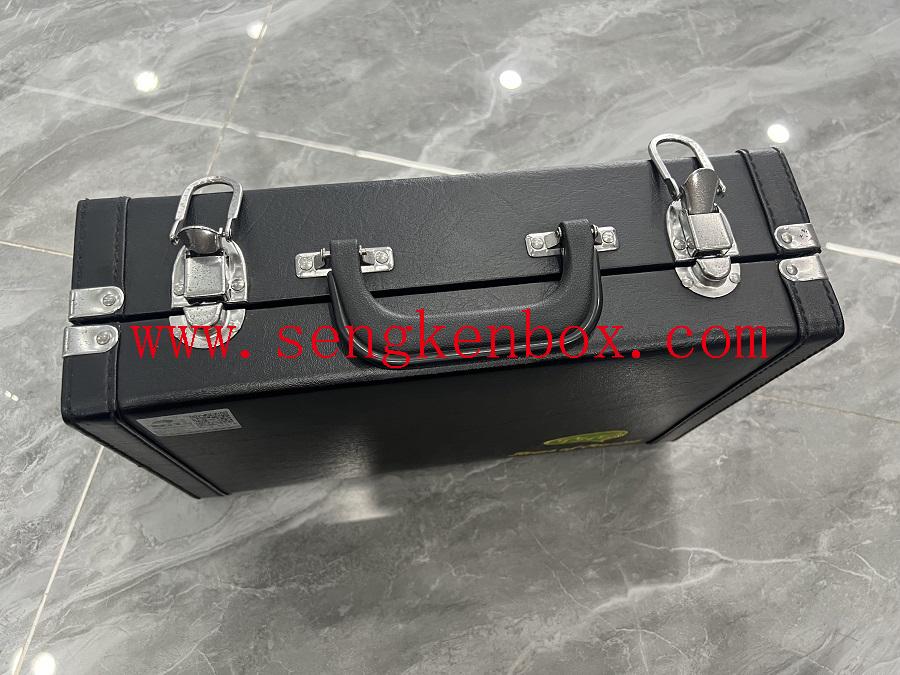 leather card box