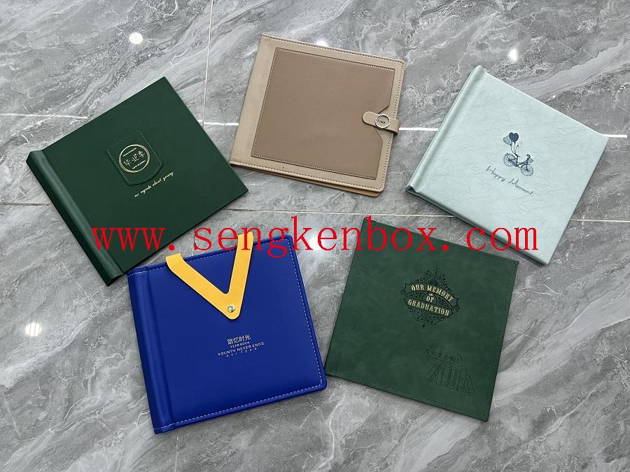 custom logo leather eyeglasses case packing box