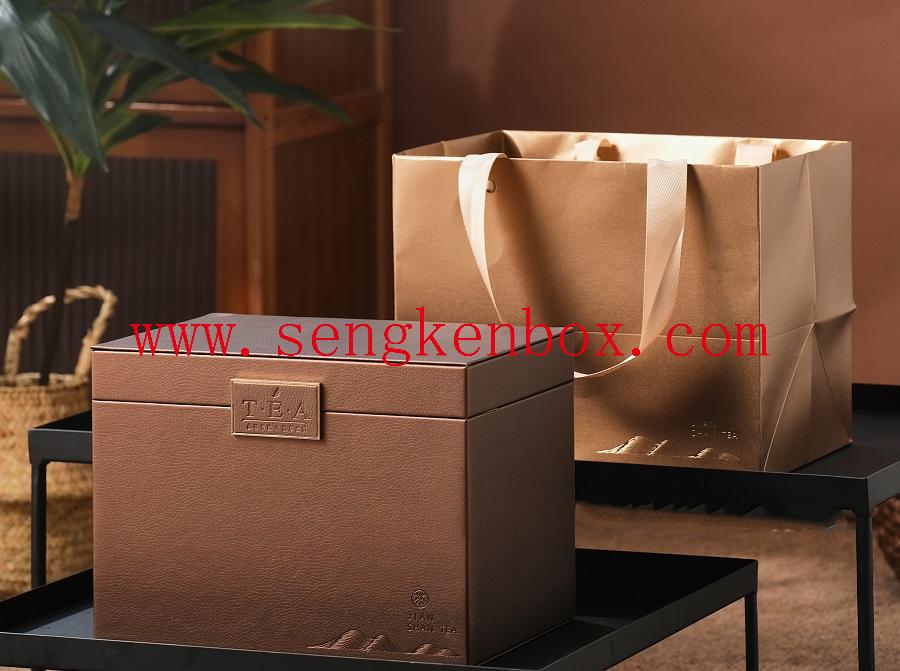 leather gift box strap