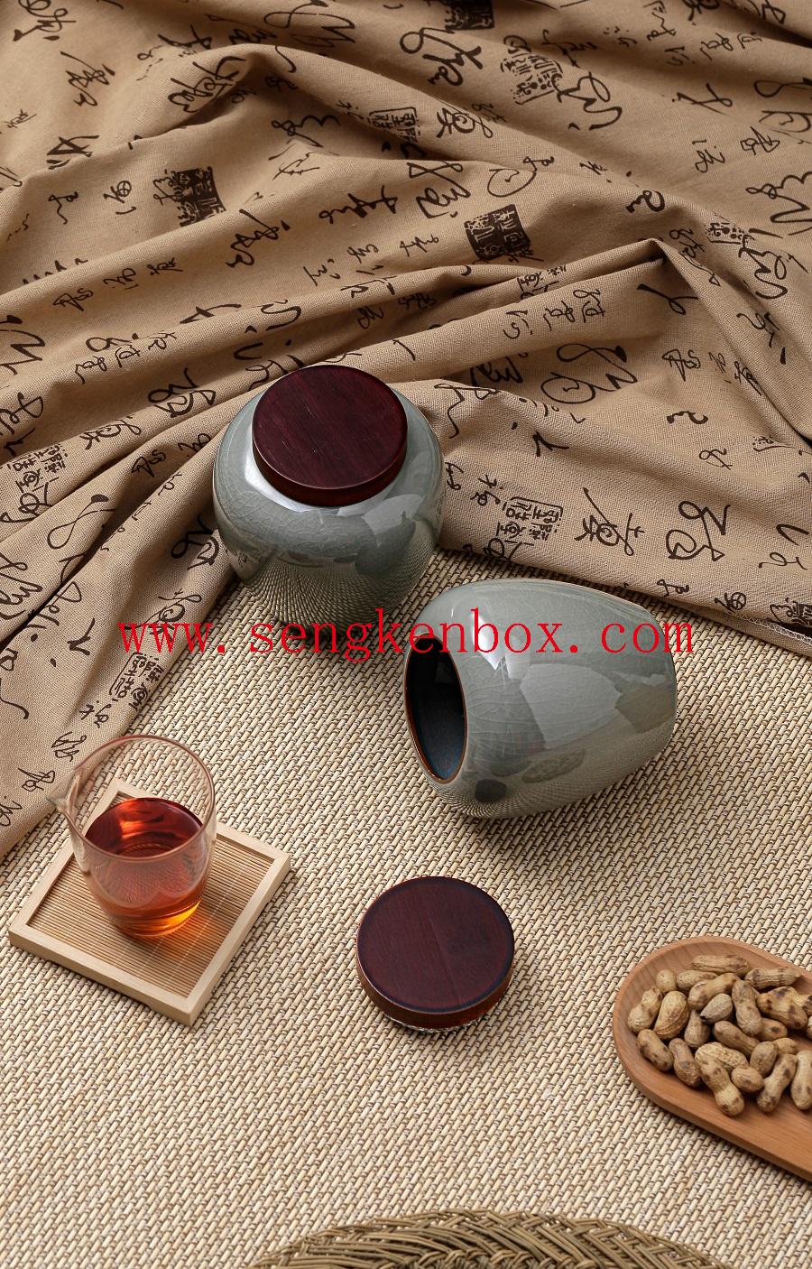 wood tea box