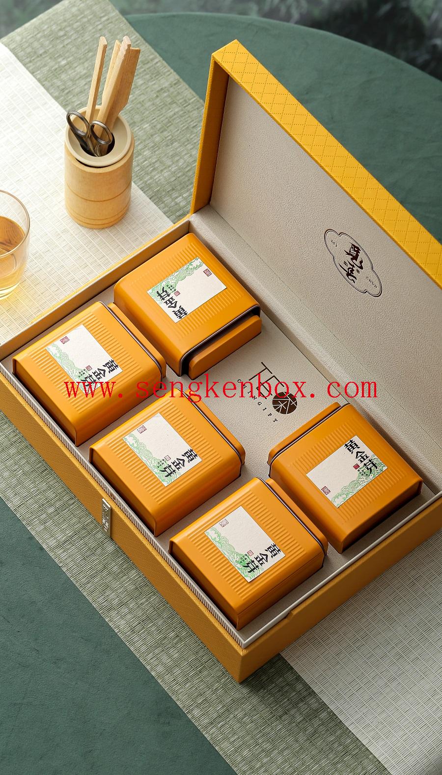 leather tube box