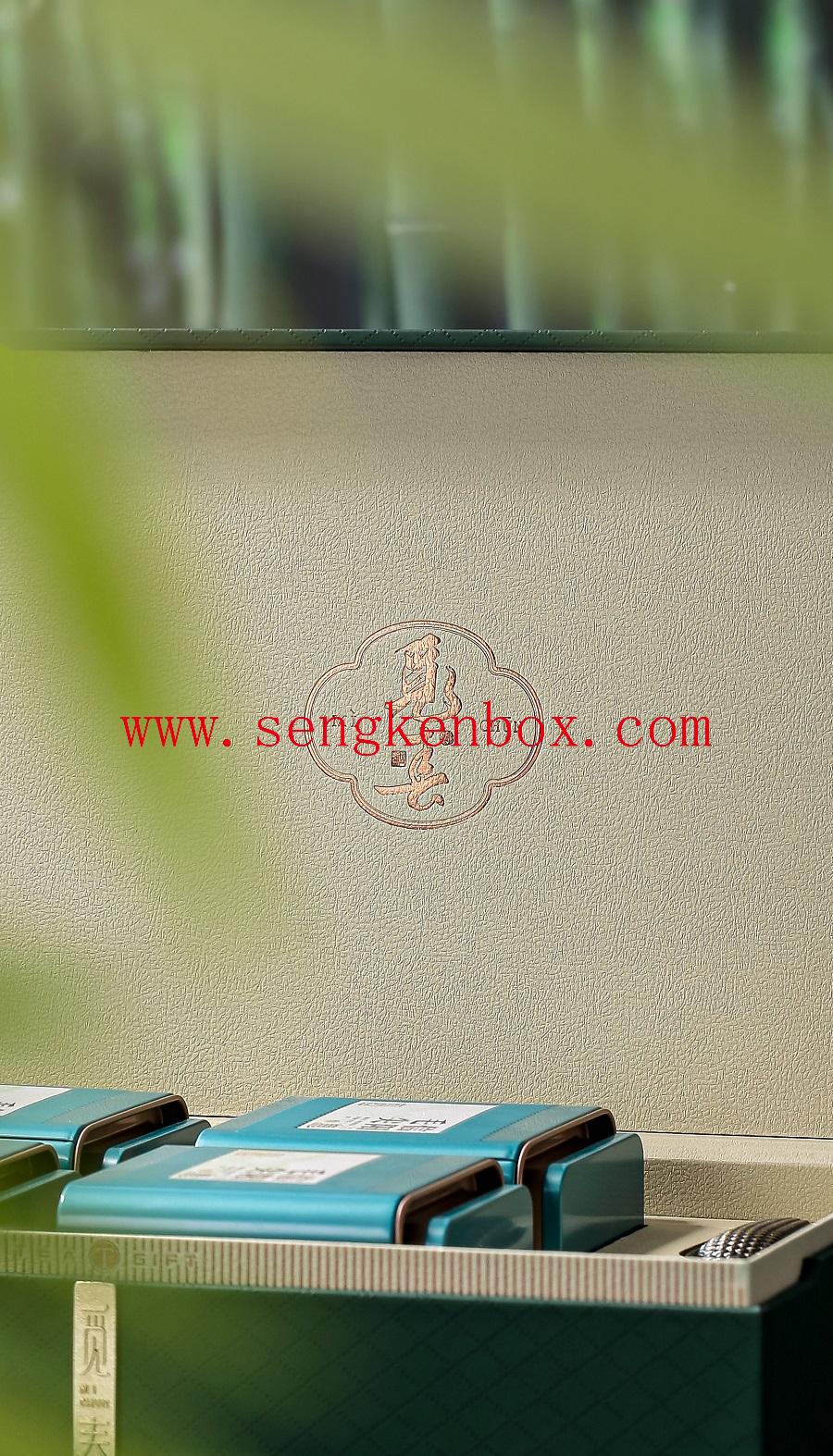 wood tea storage box
