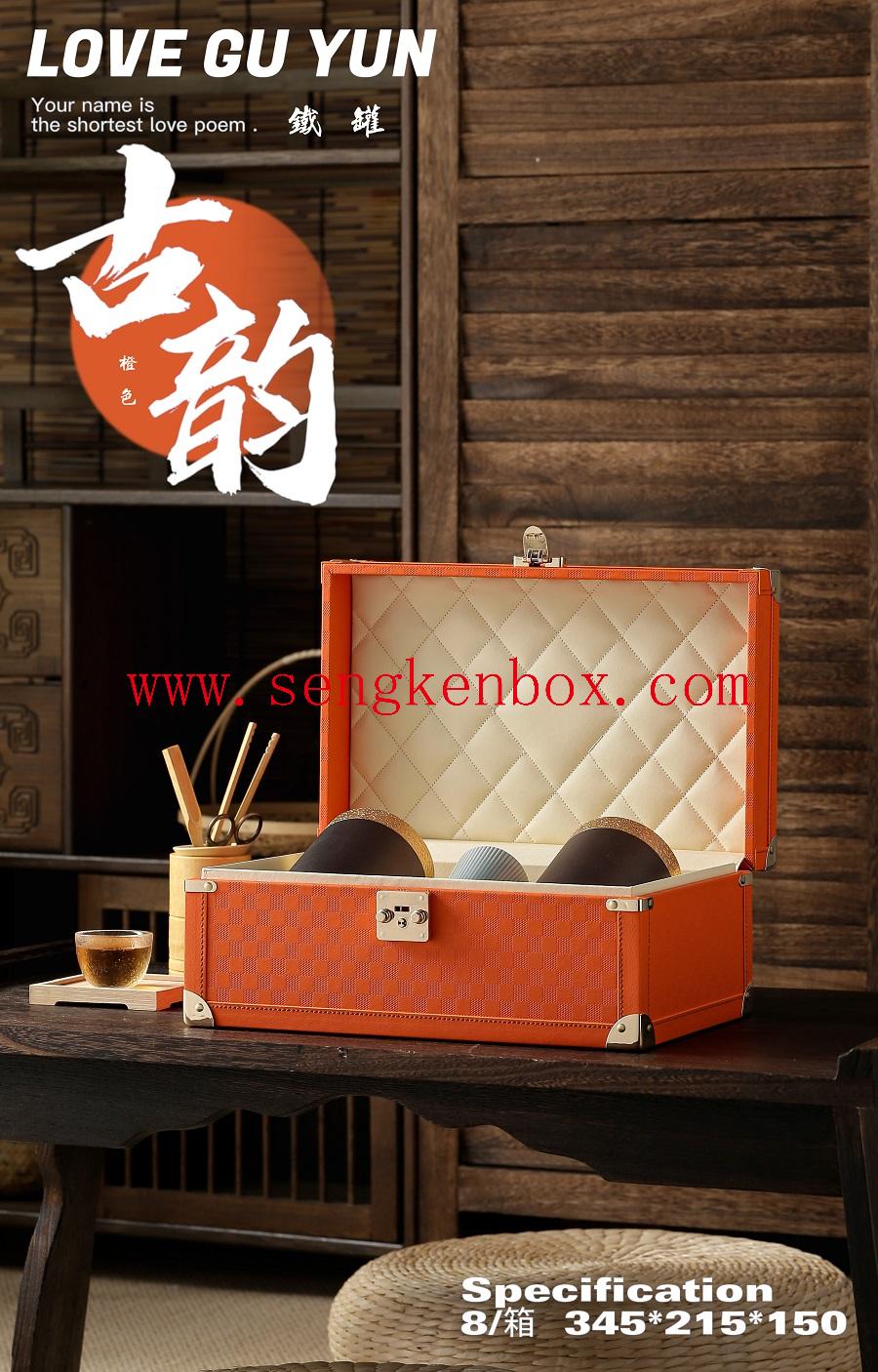faux leather storage box black for birthday cards