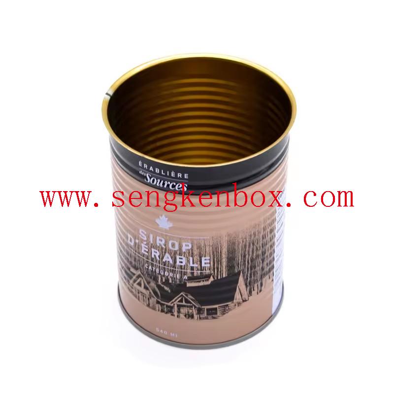 Tin can gallon packaging