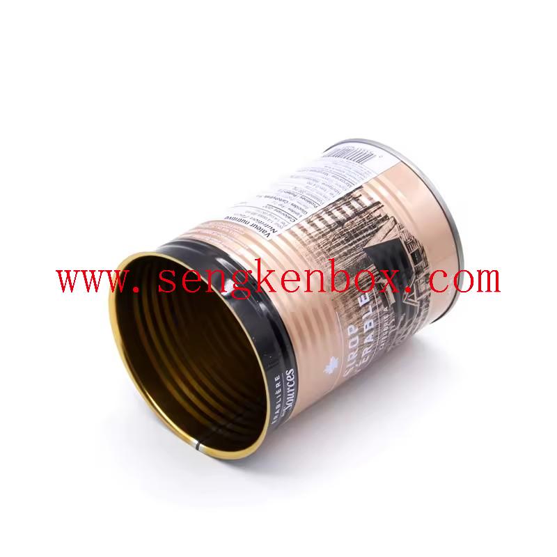 Tin can supplement packaging
