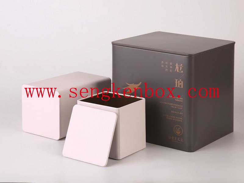 Small Square Empty Tin Cans