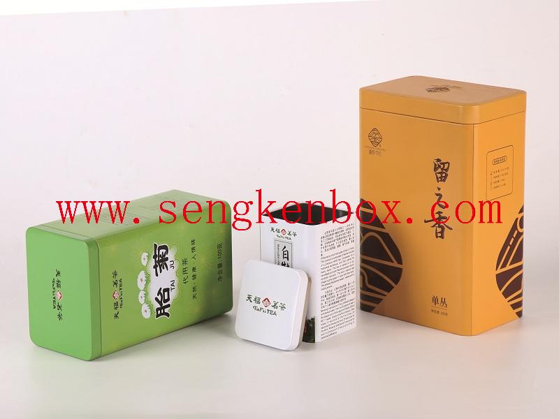 Matte Printing Tea Coffee Candles Tin Jar