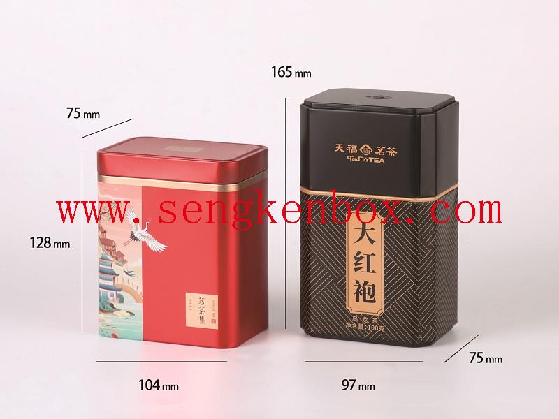 Metal Can Container with Lid