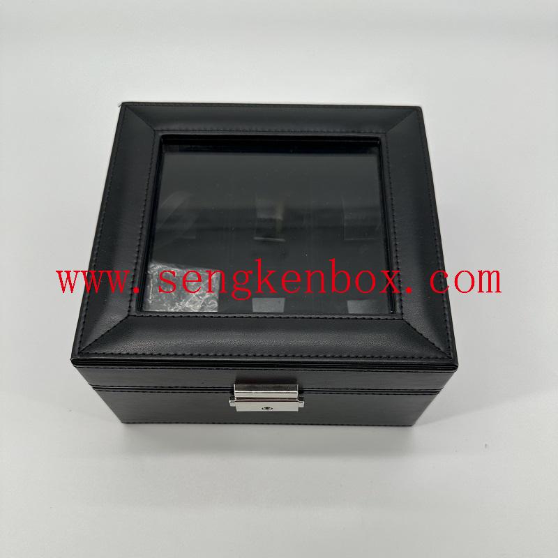 leather box traveling clothing