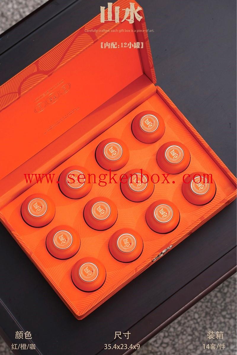 genuine leather box pen