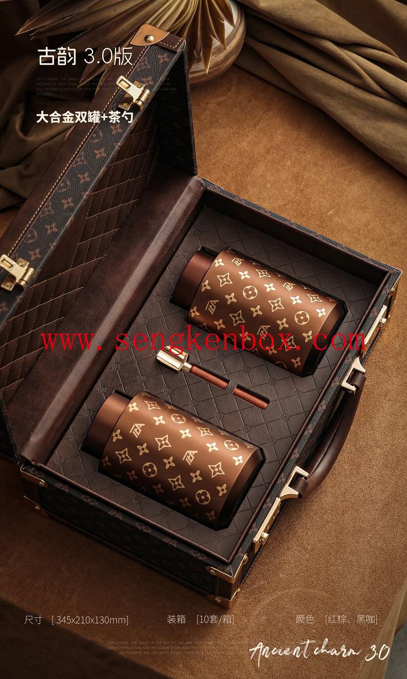faux leather gem box