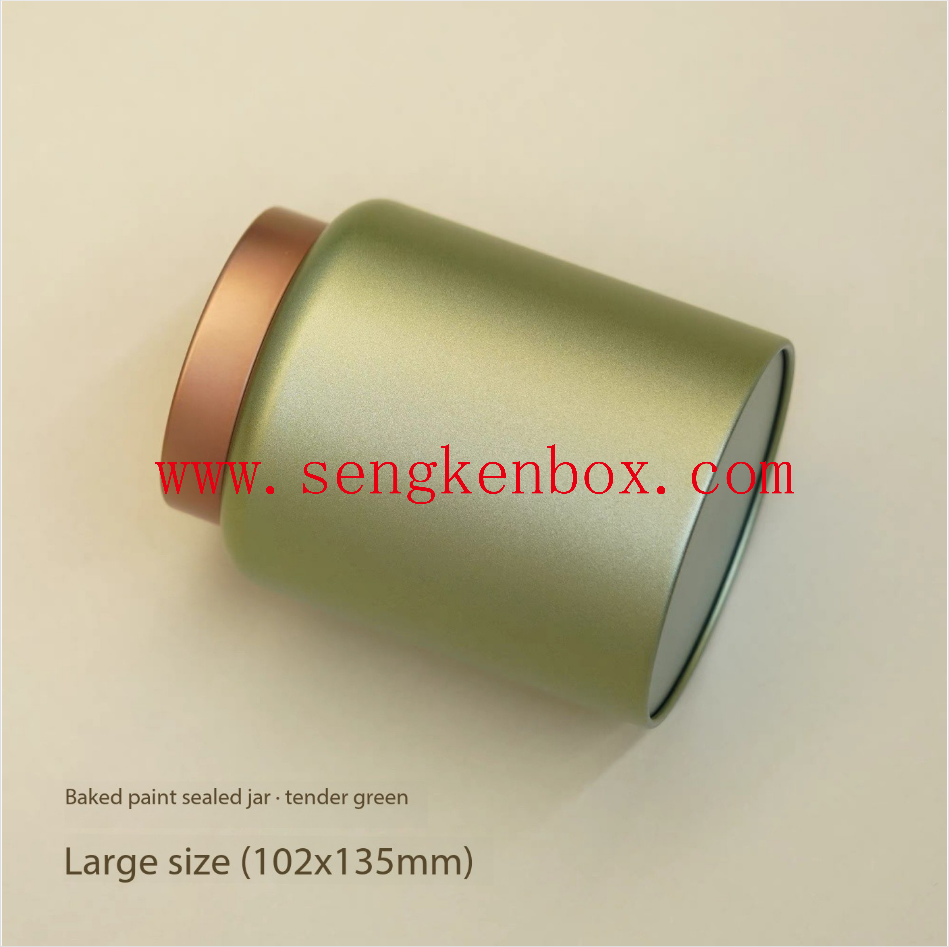 Seamless Frosted Iron Tea Can