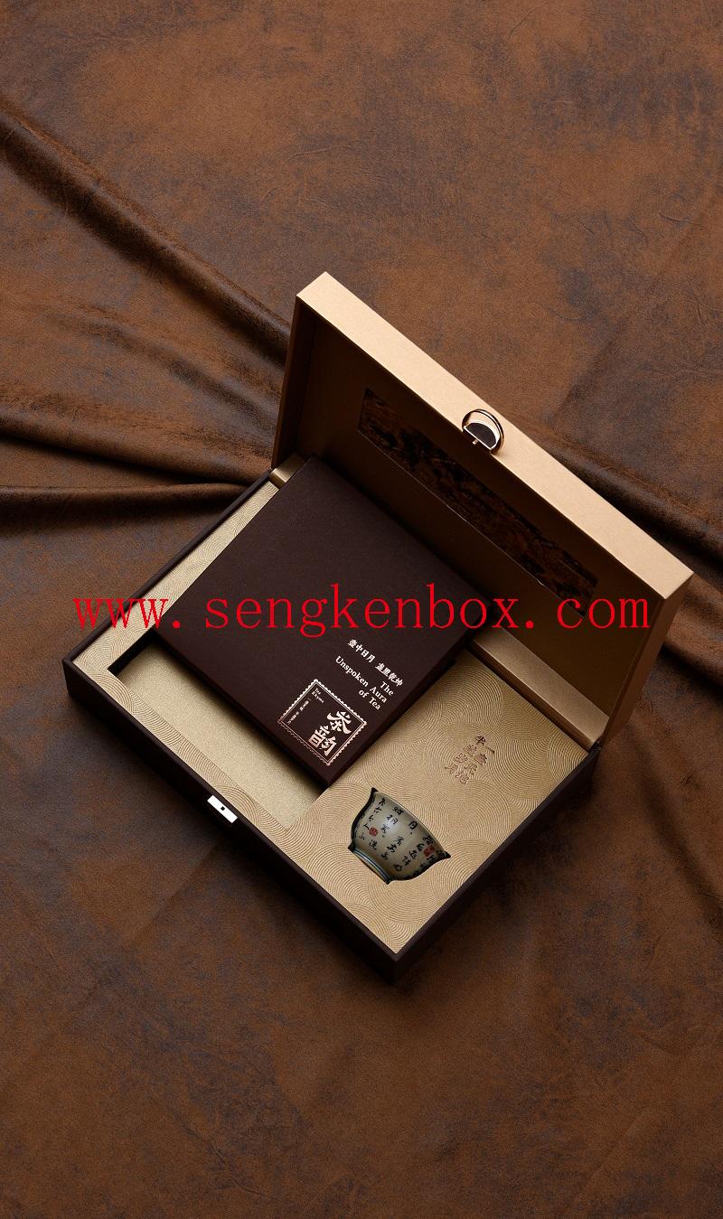 Leather-Clad Tea Box