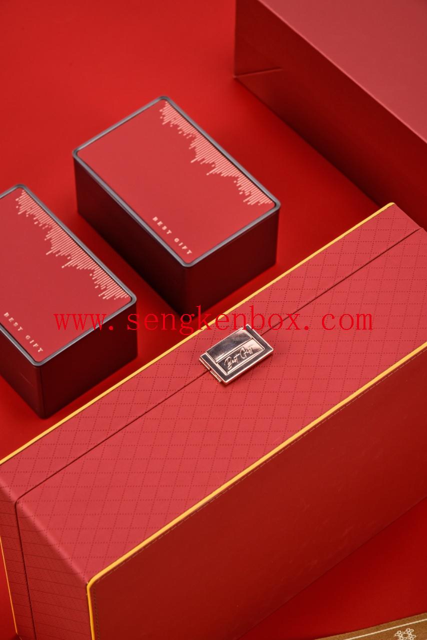 Leather Tea Packaging Box Leather Tea Packaging Box