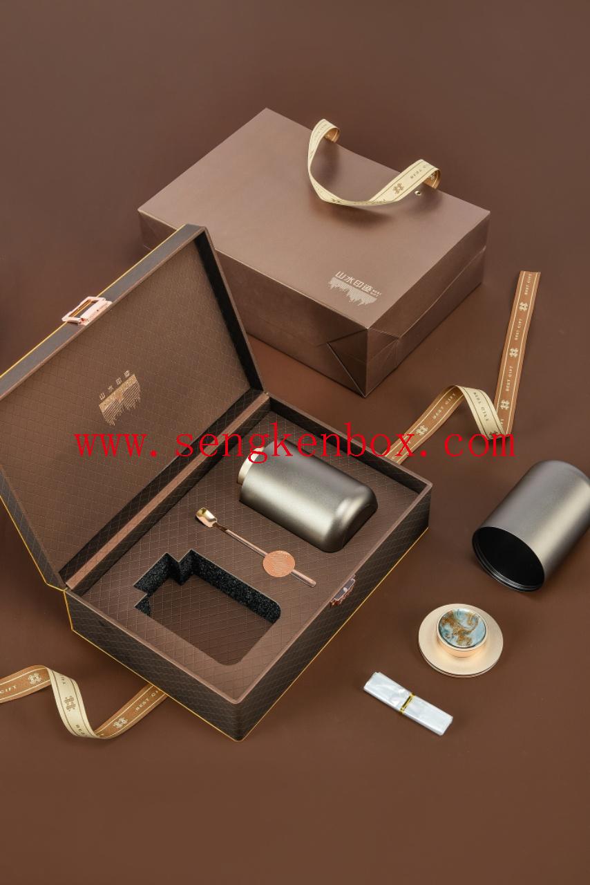 Leather Tea Packaging Box Leather Tea Packaging Box