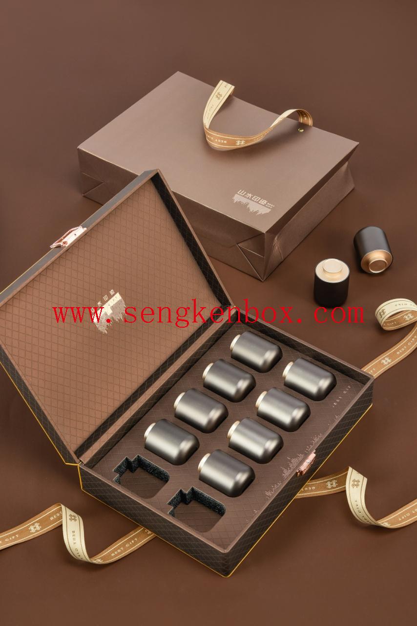 Leather Tea Packaging Box Leather Tea Packaging Box