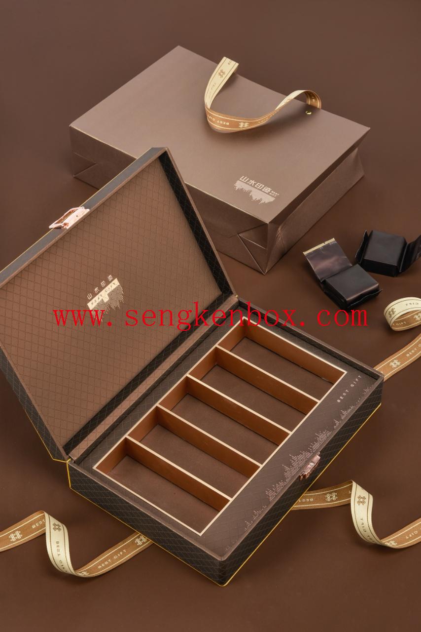 Leather Tea Packaging Box Leather Tea Packaging Box