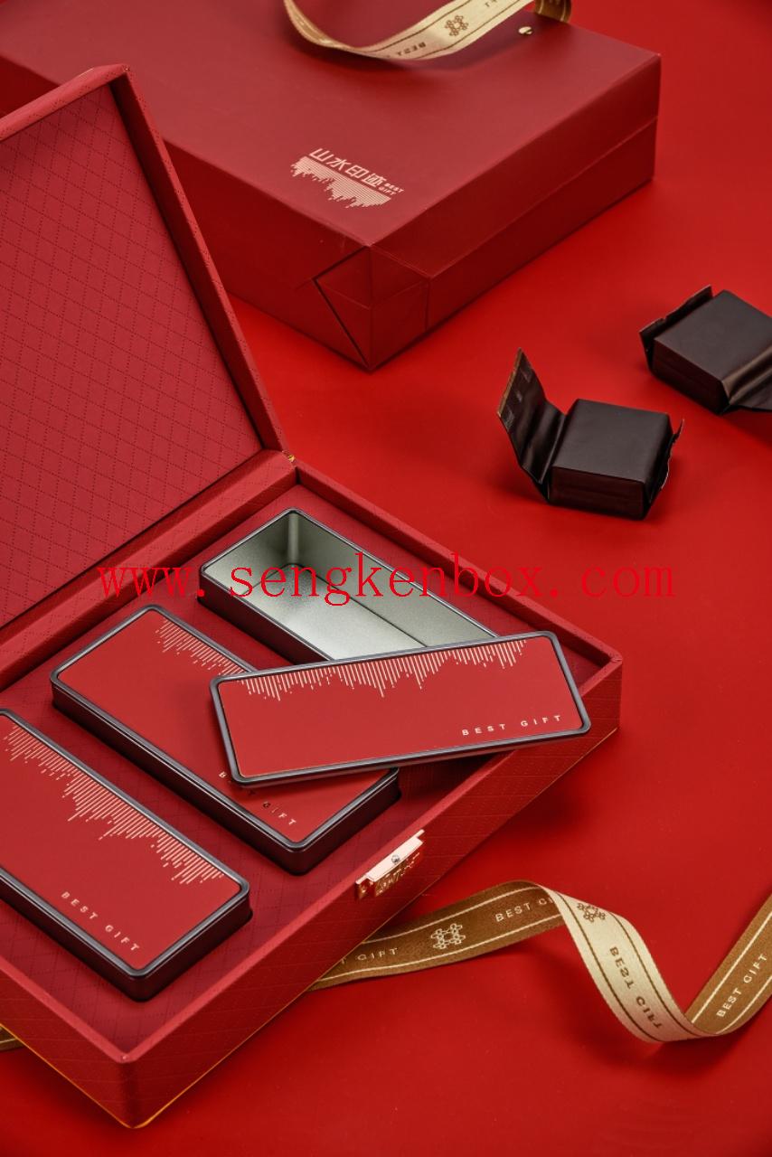 Leather Tea Packaging Box Leather Tea Packaging Box