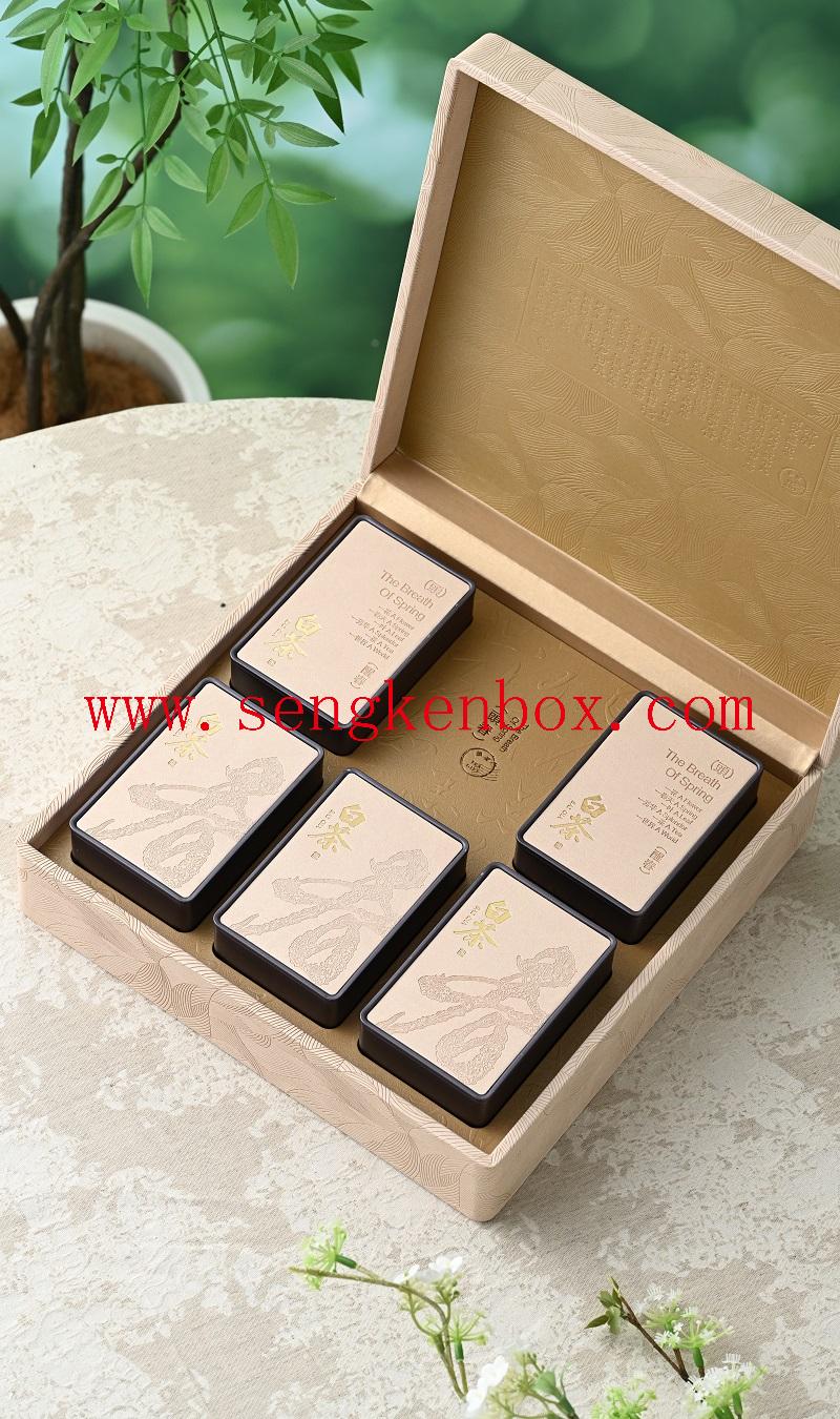 luxury leather tea box