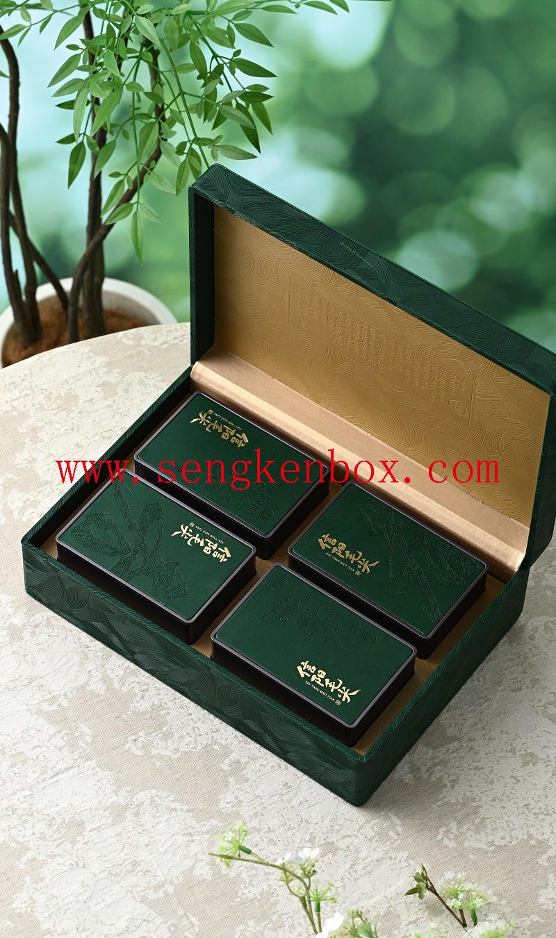 Leather Tea Empty Box