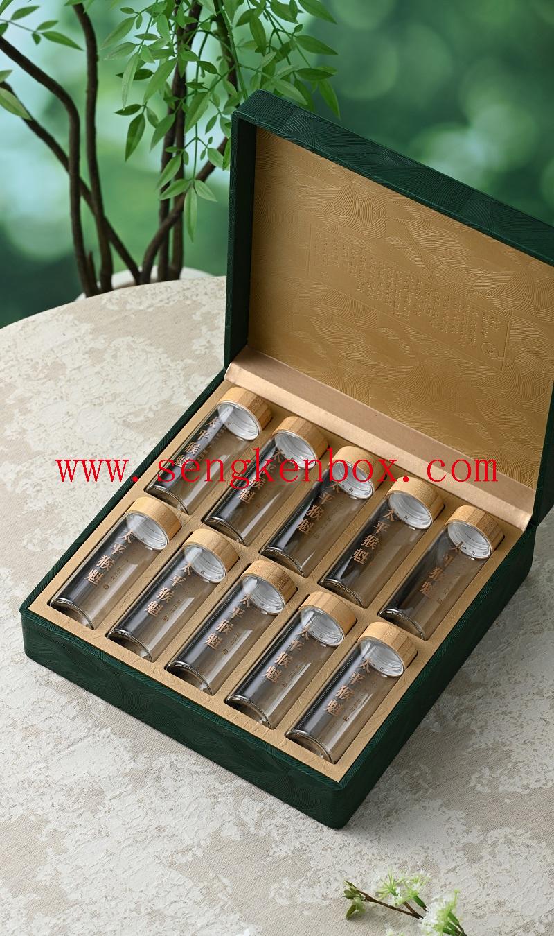 Leather Tea Empty Box