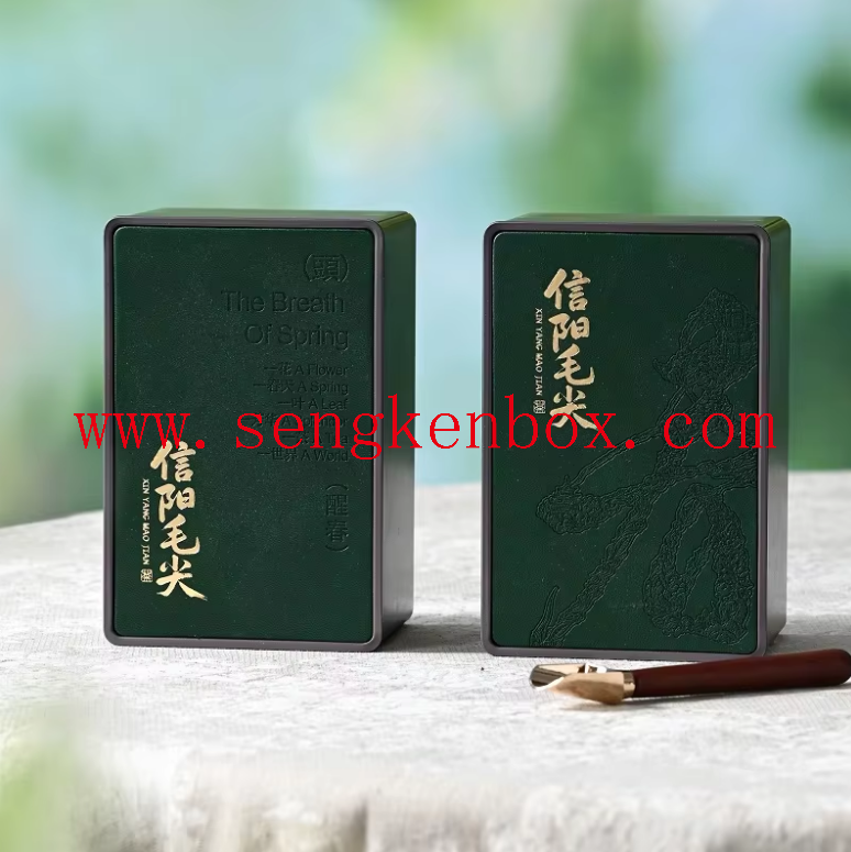 Leather Tea Empty Box Leather Tea Empty Box
