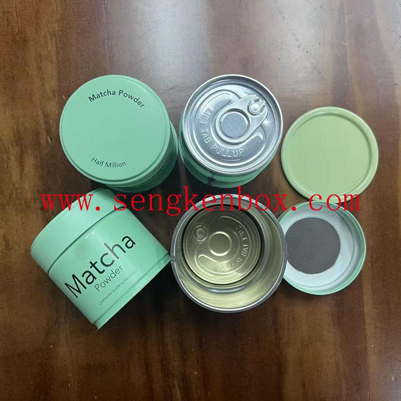 Matcha Powder Tin Can Matcha Powder Tin Can