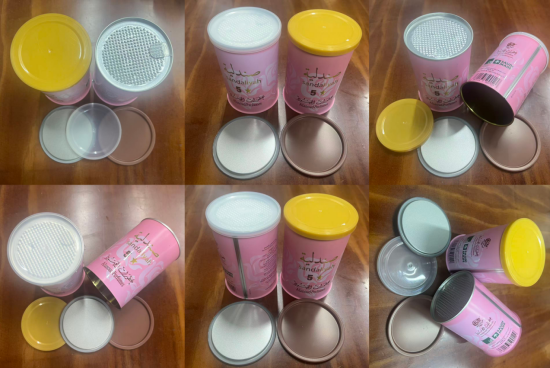 Pink Metal Can