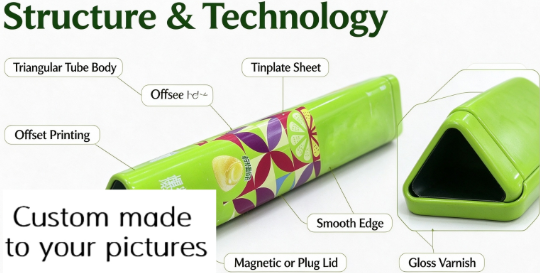 Soft Sweet Packaging Tin Soft Sweet Packaging Tin