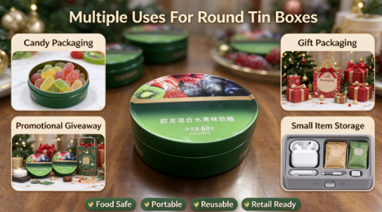 Holiday Gift Tin Box Holiday Gift Tin Box