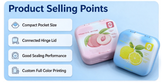 Full Color Printed Tinplate Container Full Color Printed Tinplate Container
