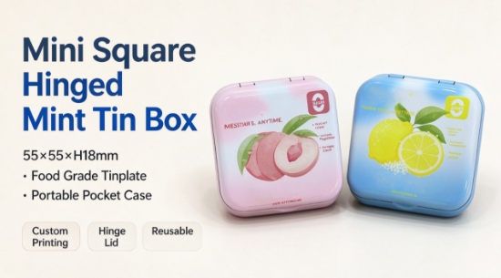 Food Grade Pocket Candy Metal Tin Food Grade Pocket Candy Metal Tin