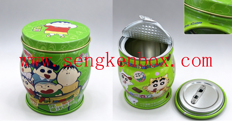 Kids Snack Packaging Metal Tin Box